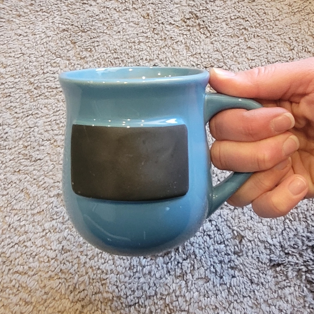 Blue Chalkboard Mug